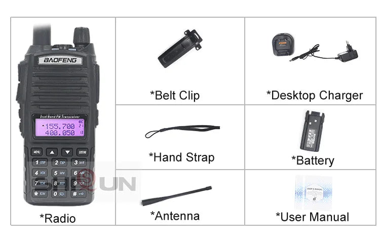 Aggiornamento BaoFeng UV-82 8W Opzionale 5W Baofeng UV 82 Walkie Talkie 10 KM Baofeng 8W Ham Radio 10KM Dual PTT 82HP UV-9R GT-3TP UV-5R