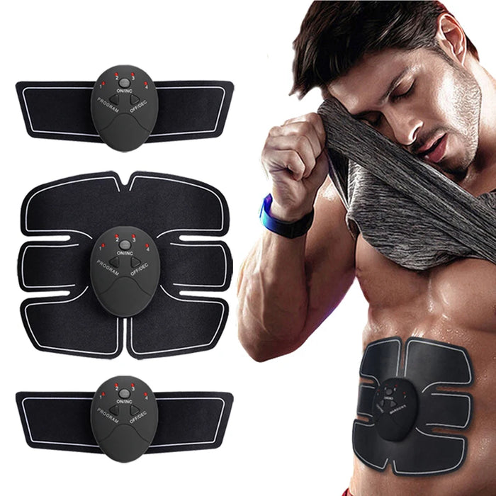 EMS Stimolatore muscolare wireless Trainer Smart Fitness Allenamento addominale Adesivi elettrici per la perdita di peso Massaggiatore dimagrante per il corpo