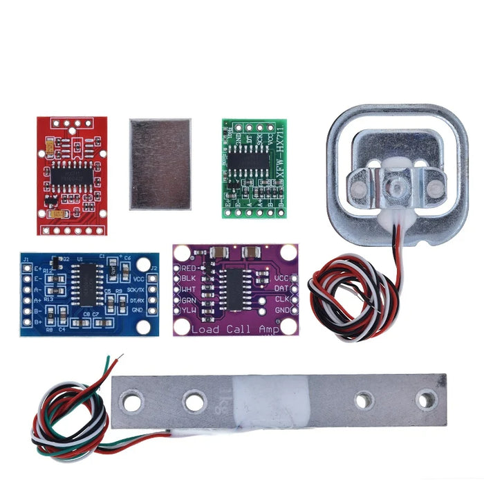 Cella di carico TZT 1KG 5KG 10KG 20KG HX711 Modulo AD Sensore di peso Bilancia elettronica Sensore di pressione di pesatura in lega di alluminio