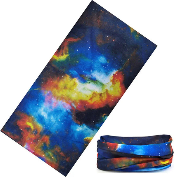 Sciarpa al collo con anello magico con teschio Fascia per capelli Bandana multifunzionale Viso Tubo tubolare senza cuciture Sciarpe unisex per uomo donna