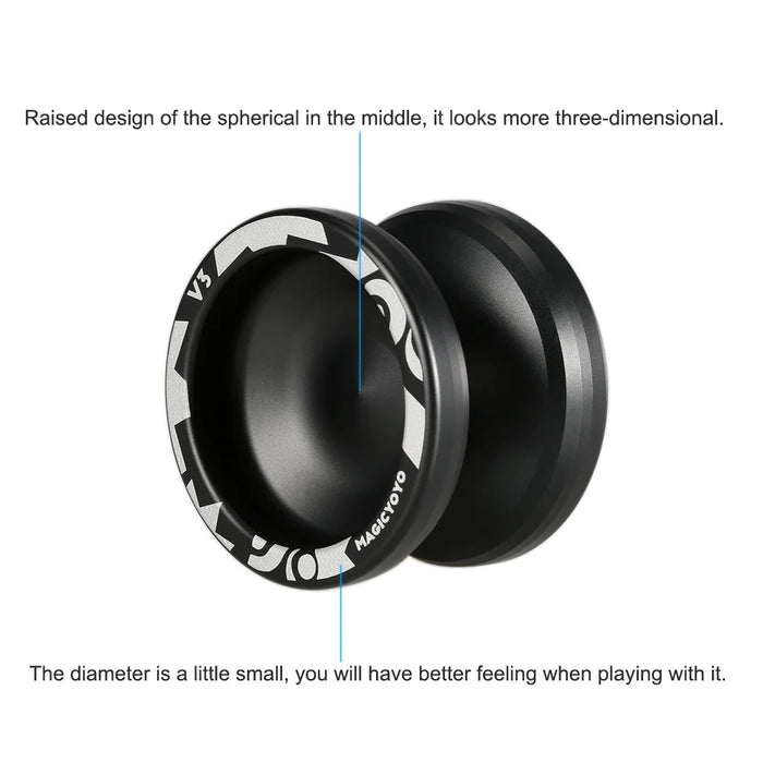 Magic Yoyo V3 YOYO Lega di ALLUMINIO Professionale Yoyo Il miglior Yoyos non risponibile o reattivo Passeggino yoyo per bambini Ragazzi Giocattoli