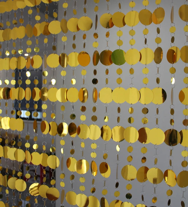 Paillettes in PVC Tende Articoli per la casa partizioni Tenda in plastica Forniture per la casa Decorazione festiva di nozze