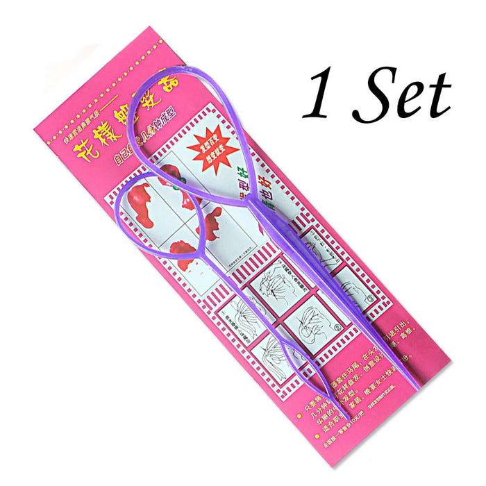 Strumento per lo styling dei capelli in plastica Magic Topsy Tail Treccia per capelli Coda di cavallo Styling Clip Bun Maker per acconciature per ragazze