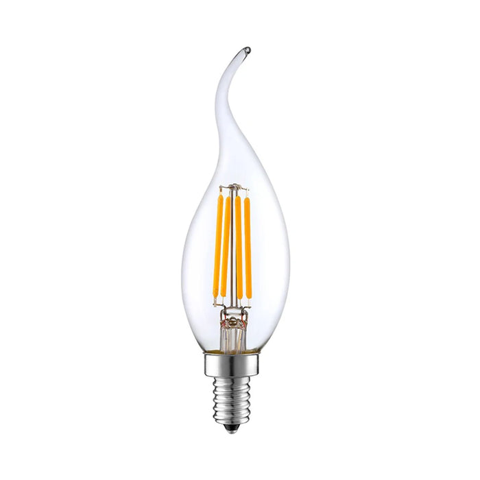 10 pz Lampadina A LED E14 4 W/6 W Dimmerabile Edison Retro Filamento a lume di candela AC220V C35 Bianco caldo/freddo Lampada a risparmio energetico da 360 gradi