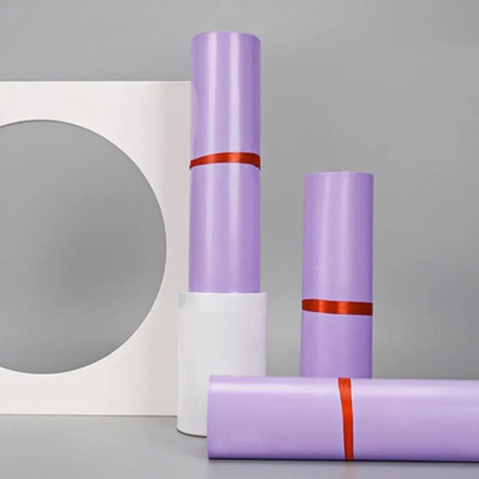 Sacchetti postali per corriere viola da 50 pezzi che confezionano buste per buste postali in plastica autoadesive per buste postali