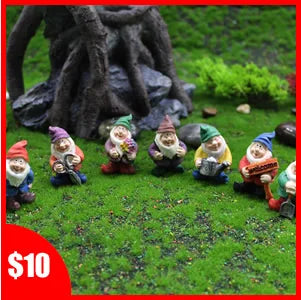 4 pz/set divertenti Mini gnomi giocare a Golf Dog resina nani Sport statua carino fai da te per scrivania Bonsai decorazione ornamento Dropshipping