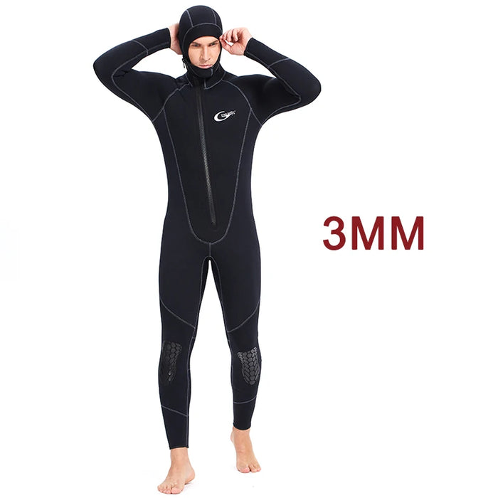 YONSUB Muta 5mm / 3mm / 1.5mm / 7mm Scuba Diving Suit Uomo Neoprene Caccia subacquea Surf Cerniera frontale Pesca subacquea