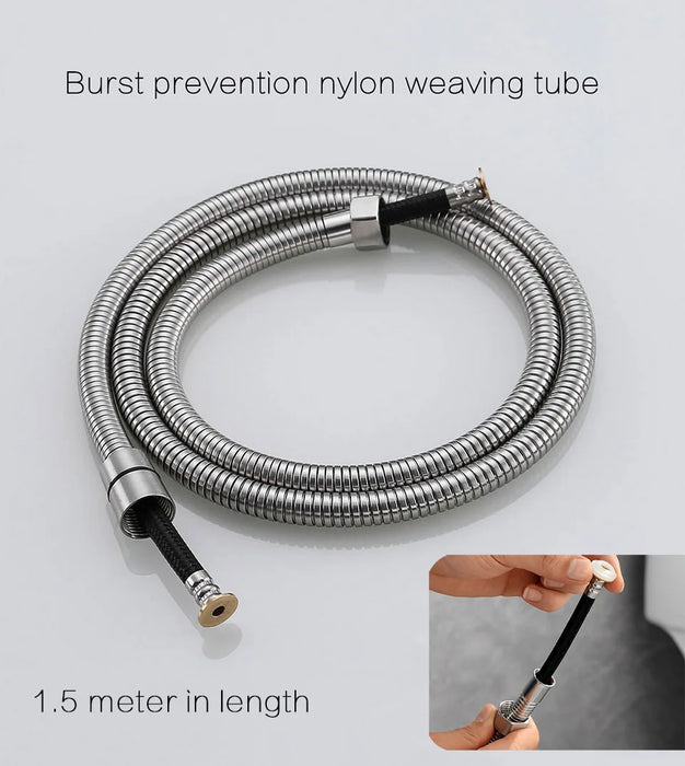 Set di spruzzatori per bidet portatili per wc rubinetto per Bidet a mano in acciaio inossidabile per bagno spruzzatore a mano soffione doccia autopulente