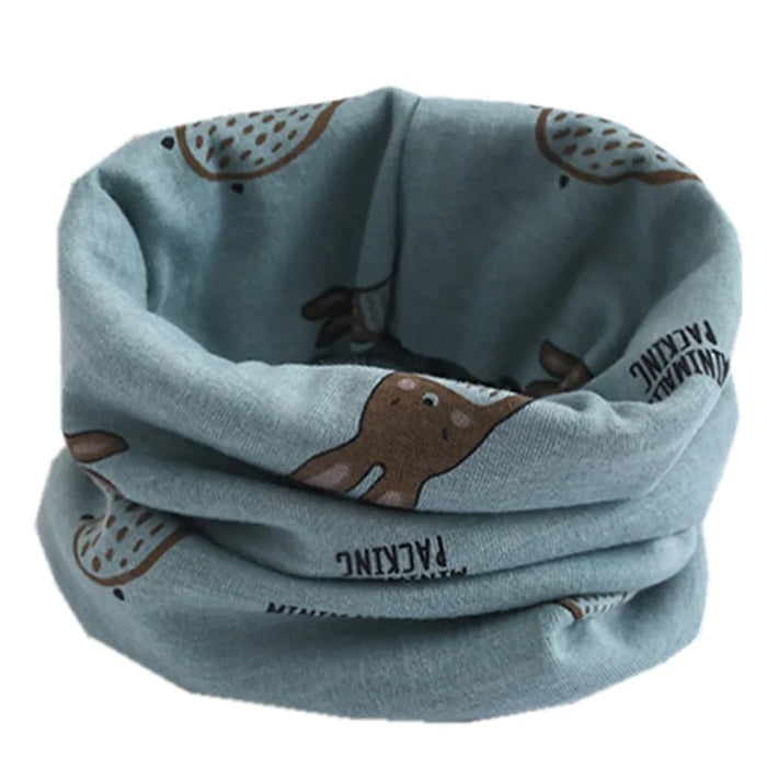 2024 Nuova Primavera Autunno Bambini Sciarpa Moda Bambini Bambino Sciarpa di cotone Ragazzi Ragazze O Ring Sciarpa Bambini Collare Bambino Sciarpa al collo