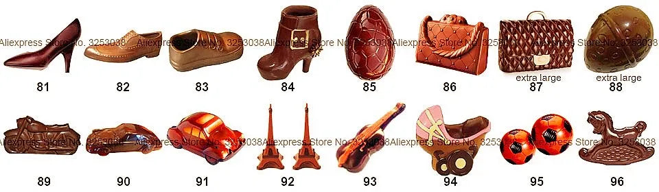 Stampo per cioccolato in policarbonato Stampi professionali per caramelle Bonbon Bar Stampo acrilico Dolciumi Cottura Pasticceria Utensili da forno