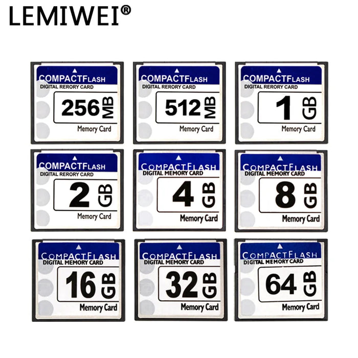 Scheda di memoria di capacità reale 256MB 512MB 1GB 2GB 4GB 8GB 16GB 32GB 64GB CF Card 128GB Scheda Flash compatta Spedizione gratuita
