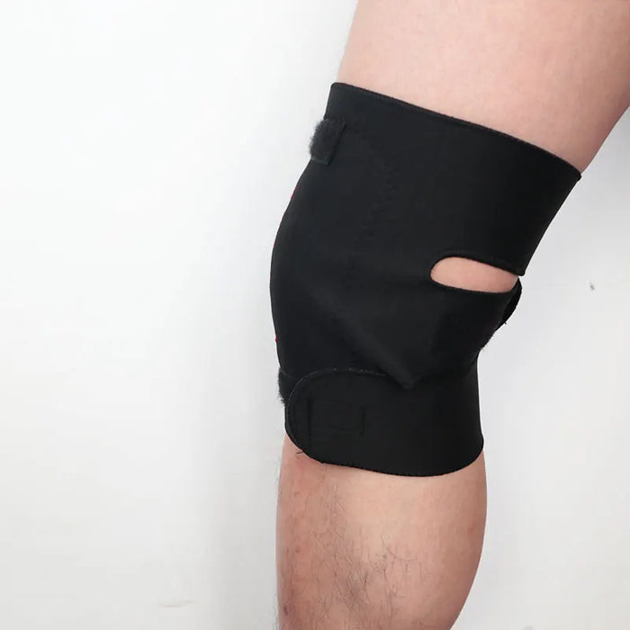 2 pz tormalina autoriscaldante ginocchiera terapia magnetica supporto per ginocchio tormalina riscaldamento cintura massaggiatore per ginocchio ginocchiera cura dell'osso