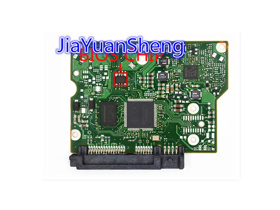 Numero della scheda del disco rigido desktop Seagate 100687658   REV C, 100687658   REV B, 100687658   REV A/1332