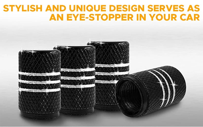 8Pc Cappucci per valvole per pneumatici Copri stelo per cerchioni Tappo per ruota automatico antipolvere Cappucci per capezzoli in lega di alluminio per auto e moto Bici