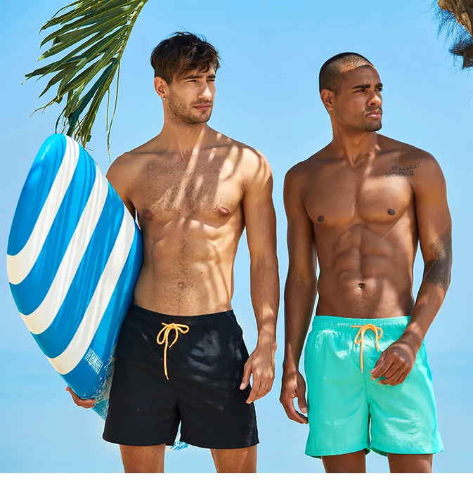 ESCATCH Costumi da bagno uomo Pantaloncini da bagno Tronchi Pantaloncini da surf da spiaggia Pantaloni da nuoto Costumi da bagno Pantaloncini da surf sportivi da corsa da uomo