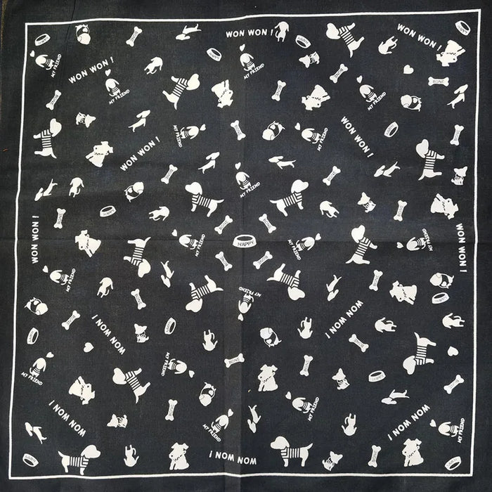 Nuovo Design Moda Hip Hop 100% Cotone Teschio Bandana Sciarpa Quadrata Nero Paisley Fascia per Bicicletta per Donne/Uomini/Ragazzi/Ragazze