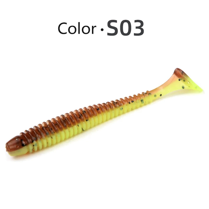 MEREDITH Swing Impact Esche da pesca 55mm 65mm 75mm Pesca Esche morbide Pesca in mare Leurre Souple Esche in silicone Esca