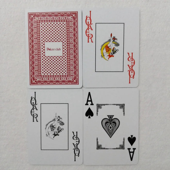2 pz/set Baccarat Texas Hold'em plastica impermeabile Scrub carte da gioco Poker Club carte giochi da tavolo 2.48*3.46 pollici Yernea