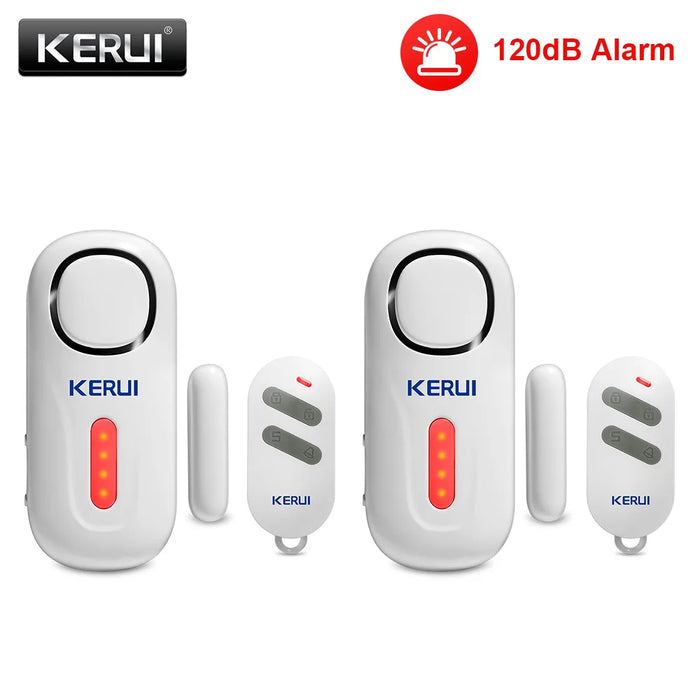 KERUI 120DB Wireless Porta/Finestra Ingresso Sicurezza Sensore Antifurto Allarme PIR Magnetico Smart Home Garage Sistema di Controllo Remoto Led