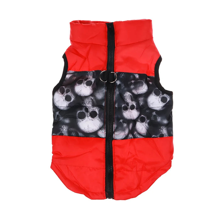 Vestiti caldi invernali per cani per cani di piccola taglia Abbigliamento per animali domestici Vestito per cuccioli Giacca per cani antivento Chihuahua Cappotto per bulldog francese Gilet Yorkies