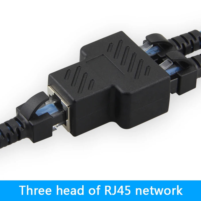 Cavo LAN di rete da 1 a 2 vie Ethernet femmina Cat6 RJ45 Adattatore connettore splitter UTP Cat7 5e Connector Switch Adattatori Accoppiatore