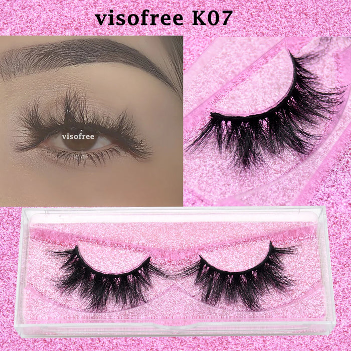 Ciglia Visofree Ciglia di visone 3D volume naturale fatto a mano ciglia morbide estensione ciglia lunghe ciglia di visone reale per il trucco E01