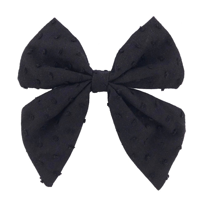 Fiocchi per capelli in cotone e lino Boutique Fermagli per capelli Neonate Donne Grandi mollette per fiocco da marinaio Fermagli per capelli Accessori per capelli Copricapo