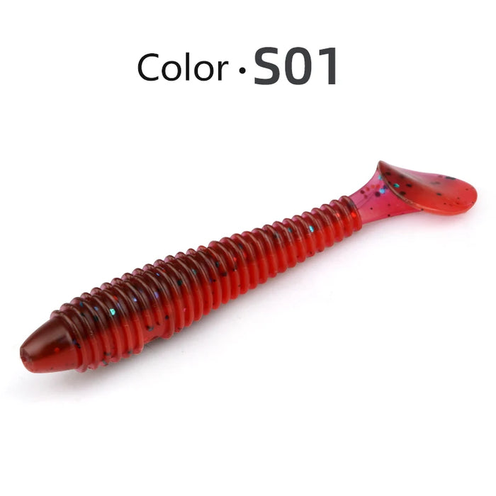 Hy Swing Impact FAT Fishing Lures 75mm 85mm 180mm Paddle Tail esche Wobbler Fishing soft Lure per bass Silicone Bait