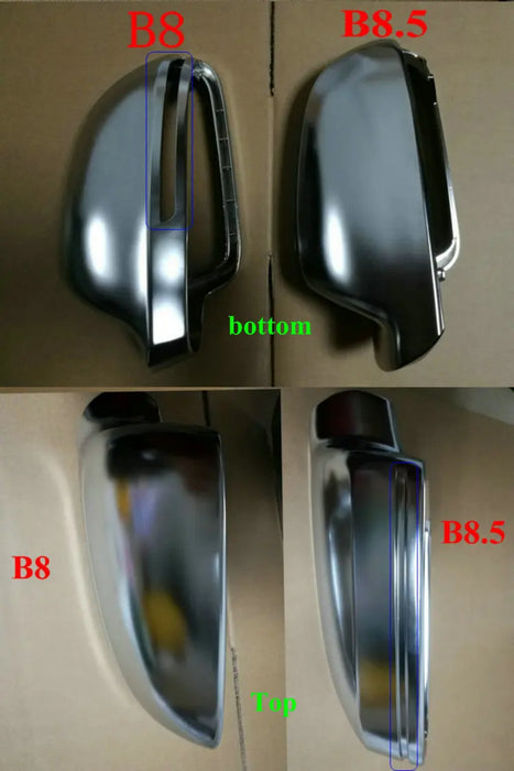Kibowear per Audi A3 S3 8P A4 B7 B6 A6 S6 4F C6 Tappi per specchietti laterali Coperture S3 S4 S6 A3 Sportback Argento Matte Chrome 2002 2004 2008