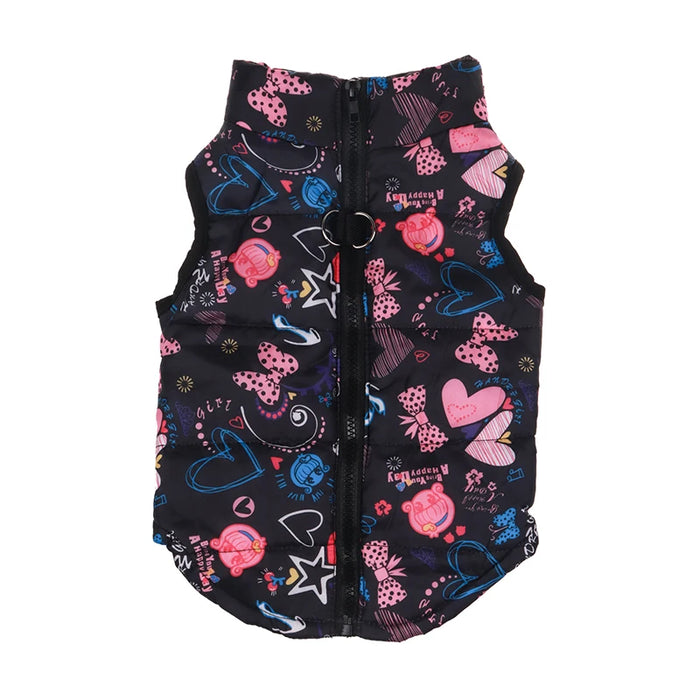 Vestiti caldi invernali per cani per cani di piccola taglia Abbigliamento per animali domestici Vestito per cuccioli Giacca per cani antivento Chihuahua Cappotto per bulldog francese Gilet Yorkies