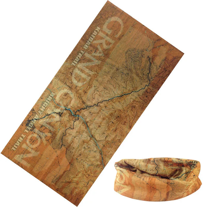 Sciarpa al collo con anello magico con teschio Fascia per capelli Bandana multifunzionale Viso Tubo tubolare senza cuciture Sciarpe unisex per uomo donna