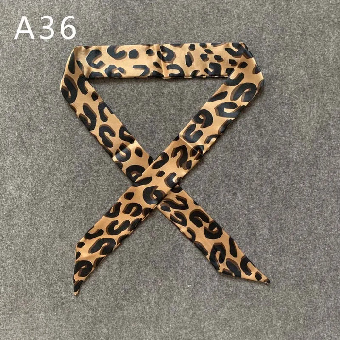 Nuova seta piccola donna moda sciarpa borse per capelli maniglia decorazione cravatta multifunzione nastro a mano sciarpa 4 * 100 cm M30