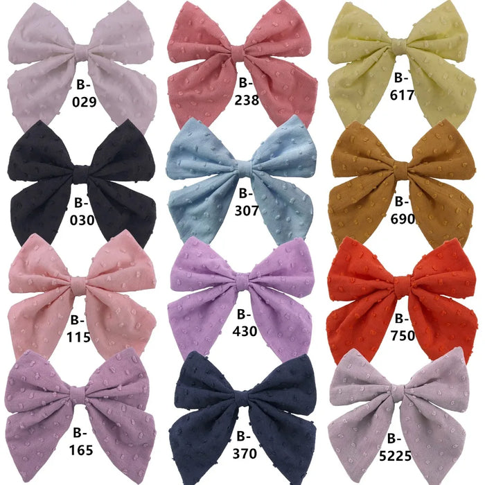 Fiocchi per capelli in cotone e lino Boutique Fermagli per capelli Neonate Donne Grandi mollette per fiocco da marinaio Fermagli per capelli Accessori per capelli Copricapo