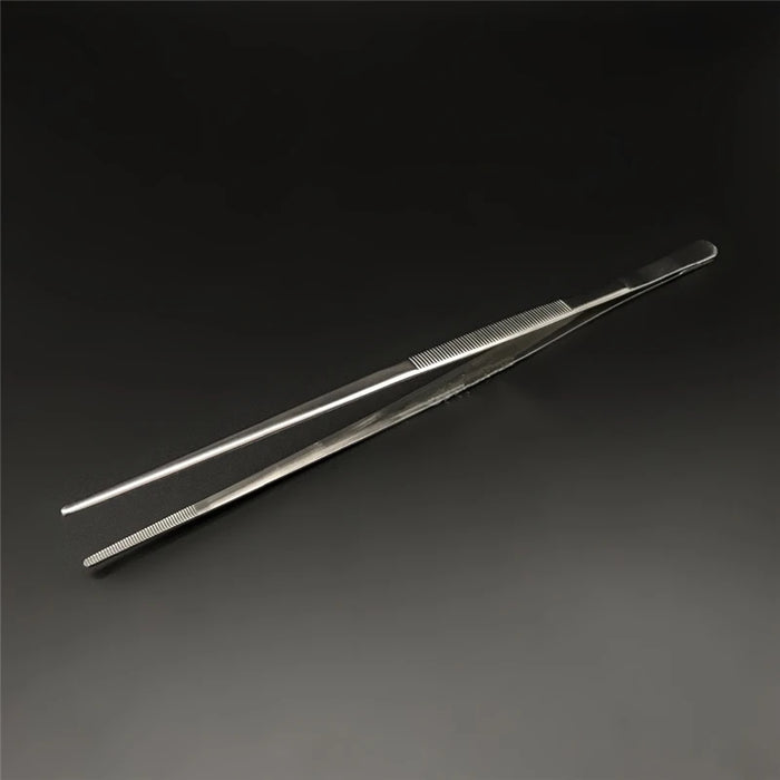 Pinzette per cucina e bar in acciaio inossidabile da 30 cm Pinze per alimenti Cucina Pinzette mediche Strumento da bar