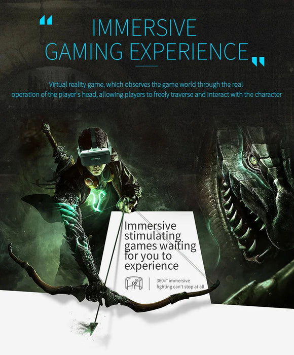 VR Shinecon Viar Bicchieri di Realtà Virtuale 3D Per il iPhone Android Smart Phone Smartphone Auricolare Occhiali Casco Casque Video Gioco