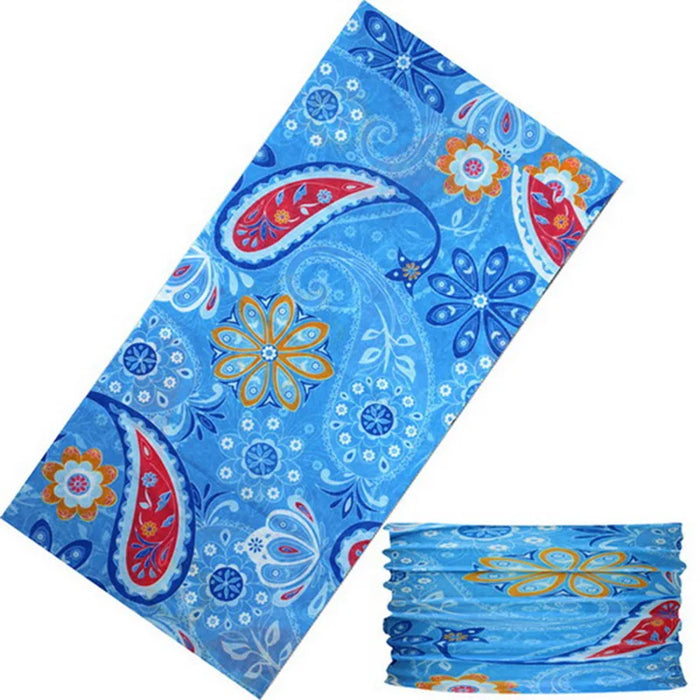 Nuova bandana multifunzionale fascia per capelli anello sciarpa al collo foglie mimetiche sciarpa magica tubolare senza cuciture regalo per il bambino