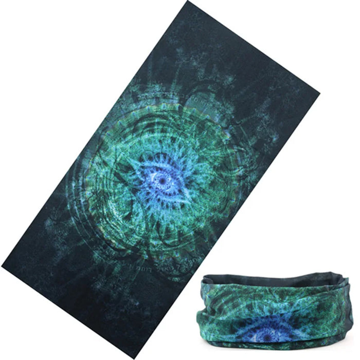 Nuova bandana multifunzionale fascia per capelli anello sciarpa al collo foglie mimetiche sciarpa magica tubolare senza cuciture regalo per il bambino