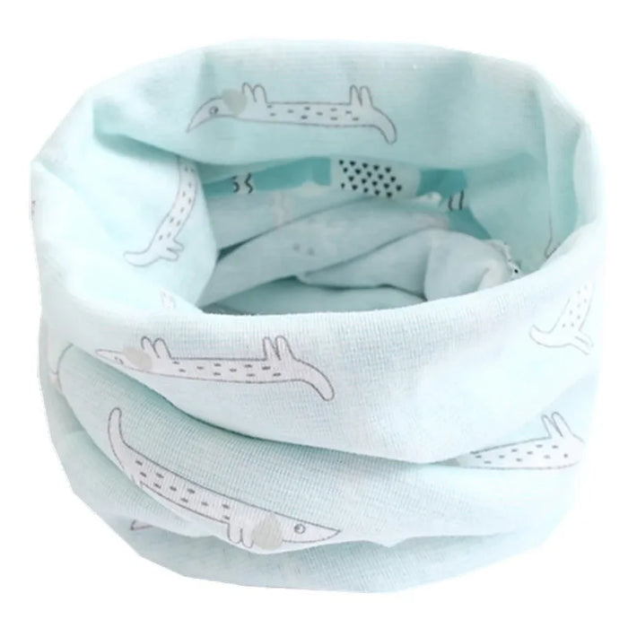 2024 Nuova Primavera Autunno Bambini Sciarpa Moda Bambini Bambino Sciarpa di cotone Ragazzi Ragazze O Ring Sciarpa Bambini Collare Bambino Sciarpa al collo