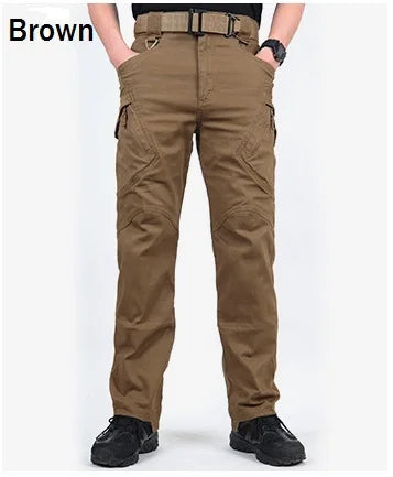 Pantaloni Cargo tattici IX9 City uomo combattimento SWAT pantaloni militari militari cotone molte tasche pantaloni Casual uomo flessibile elasticizzato XXXL