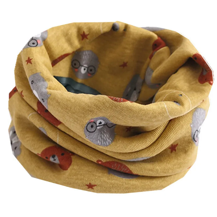 2024 Nuova Primavera Autunno Bambini Sciarpa Moda Bambini Bambino Sciarpa di cotone Ragazzi Ragazze O Ring Sciarpa Bambini Collare Bambino Sciarpa al collo