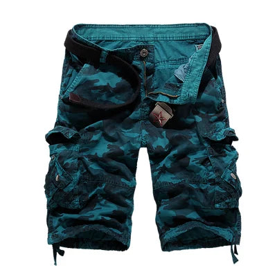 US Size 2025 Nuovi pantaloncini cargo larghi mimetici da uomo Pantaloncini cargo mimetici militari estivi cool Homme