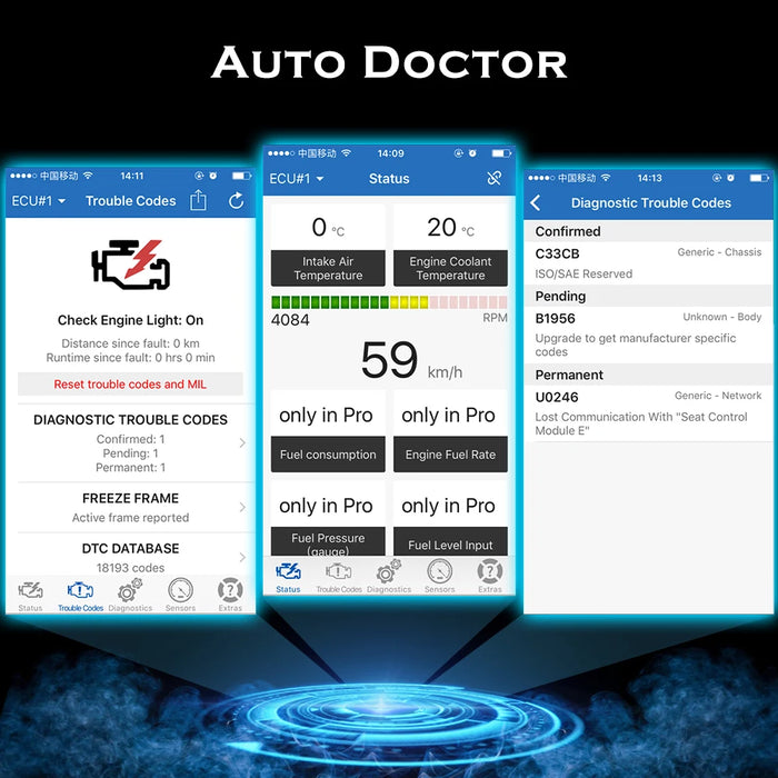Viecar ELM327 V1.5 PIC18F25K80 ODB2 Scanner Strumenti automatici ELM 327 V1 5 Compatibile con Bluetooth 4.0 per IOS OBD 2 OBD2 Diagnostica per auto