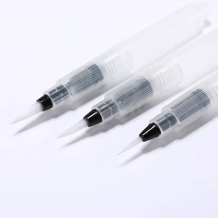 Ginflash Pennello ricaricabile Pennello ad acqua Penna a inchiostro Colore ad acqua Testa morbida Calligrafia Colori ad acquerello Pittura