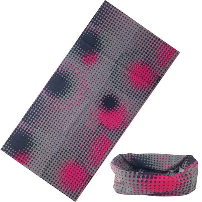 Sciarpa al collo con anello magico con teschio Fascia per capelli Bandana multifunzionale Viso Tubo tubolare senza cuciture Sciarpe unisex per uomo donna