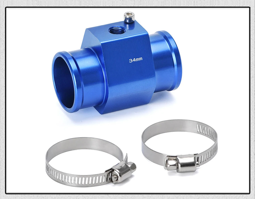 1Pc di Acqua Sensore di Temperatura Temp Tubo Comune Gauge Radiatore Tubo Adattatore Formato 28mm / 30mm / 32mm / 34mm / 36mm / 38mm / 40 millimetri