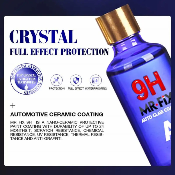 Rivestimento in vetro ceramico automatico antigraffio, vernice idrofobica liquida, smalto per la cura, rivestimento super dettagliato per lo styling dell'auto