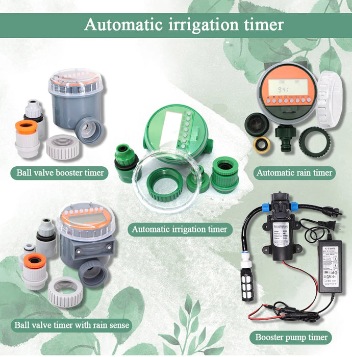 MUCIAKIE 50M-5M Sistema di irrigazione a goccia fai-da-te Irrigazione automatica Tubo da giardino Micro Kit di irrigazione a goccia con gocciolatori regolabili