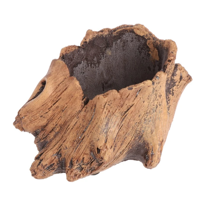 2020 nuovo Imitando Fiore di Legno Cemento Fioriere per Piante Grasse Vasi di Fiori Bonsai Decor