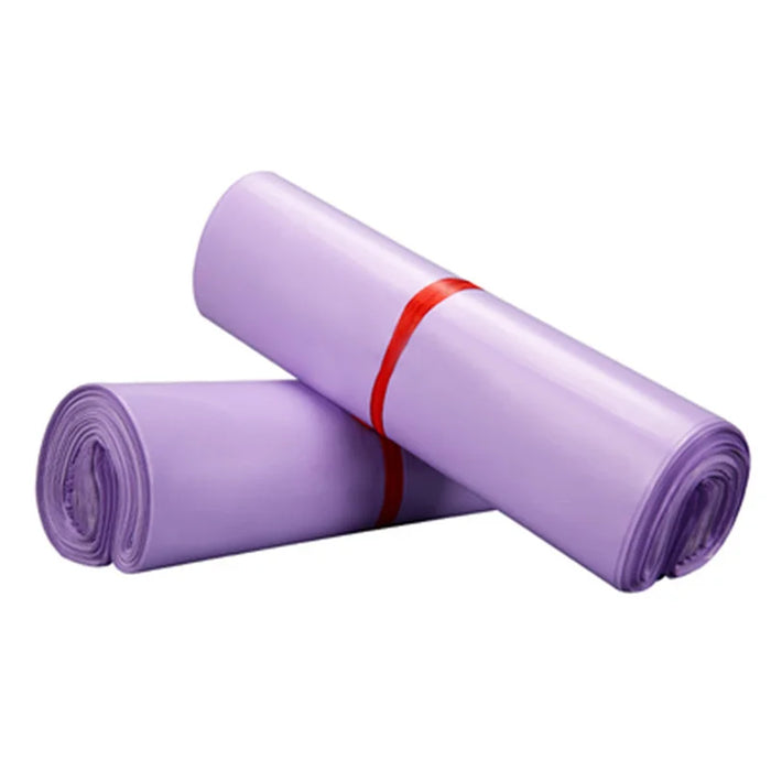 Sacchetti postali per corriere viola da 50 pezzi che confezionano buste per buste postali in plastica autoadesive per buste postali