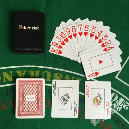 2 pz/set Baccarat Texas Hold'em plastica impermeabile Scrub carte da gioco Poker Club carte giochi da tavolo 2.48*3.46 pollici Yernea